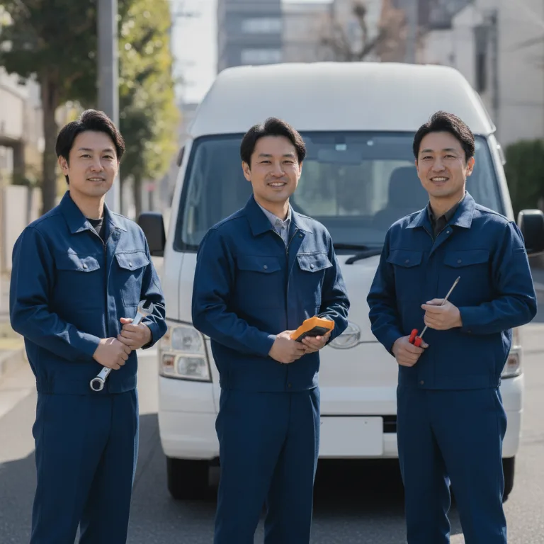 富山市での作業